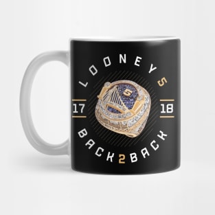 Kevon Looney 5 Back 2 Back Championship Ring 2017-18 Mug